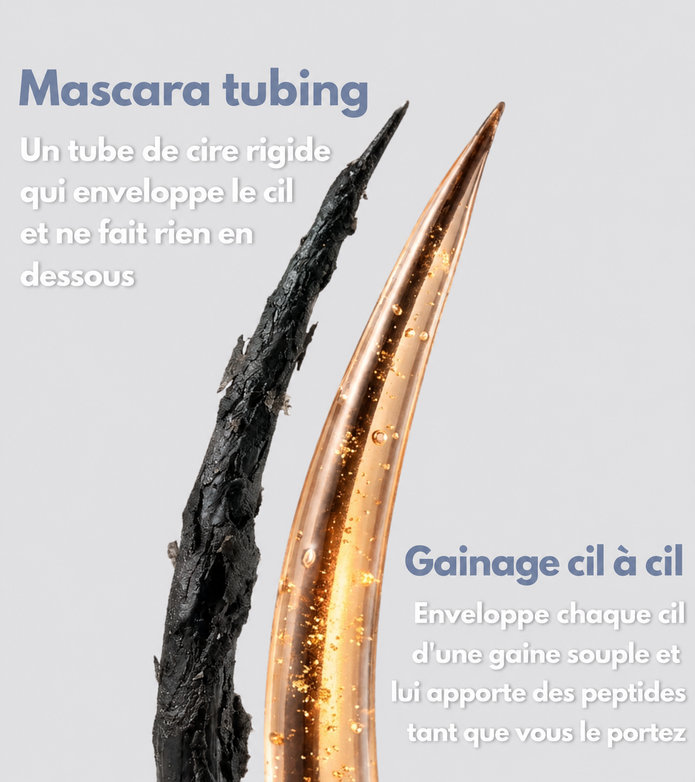 Mascara tubing contre gainage cil à cil